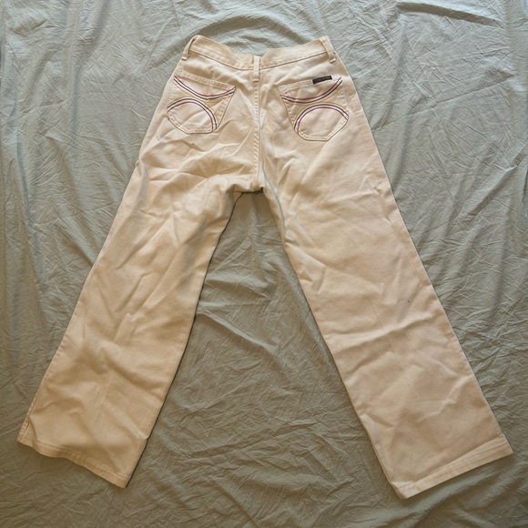 VINTAGE 70s Lean Jeans brand pants - Picture 3 of 3